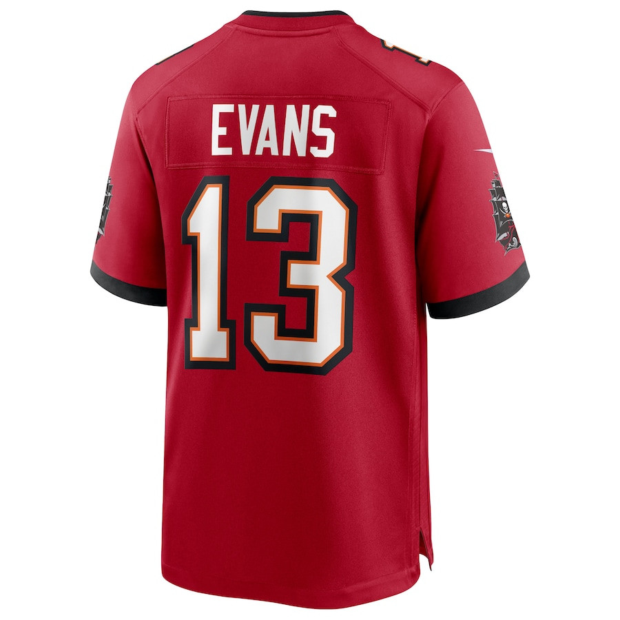 Mike Evans 13 Tampa Bay Buccaneers Game Jersey - Red