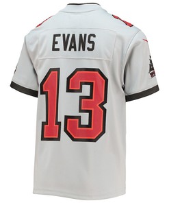 Mike Evans 13 Tampa Bay Buccaneers Youth Inverted Team Game Jersey - Gray