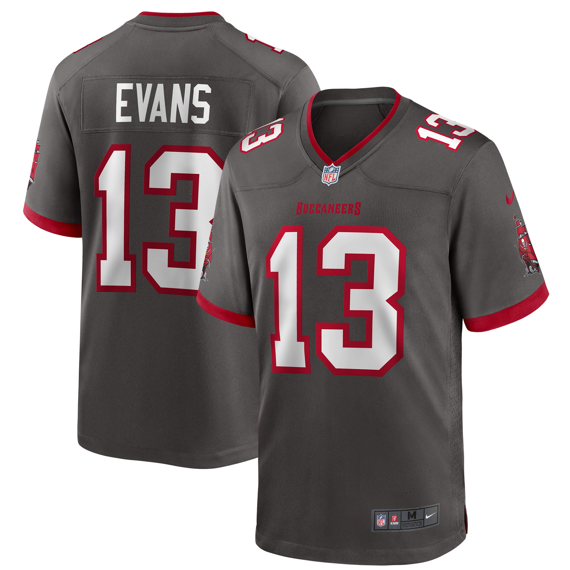 Mike Evans Tampa Bay Buccaneers Alternate Game Jersey Pewter Nfl