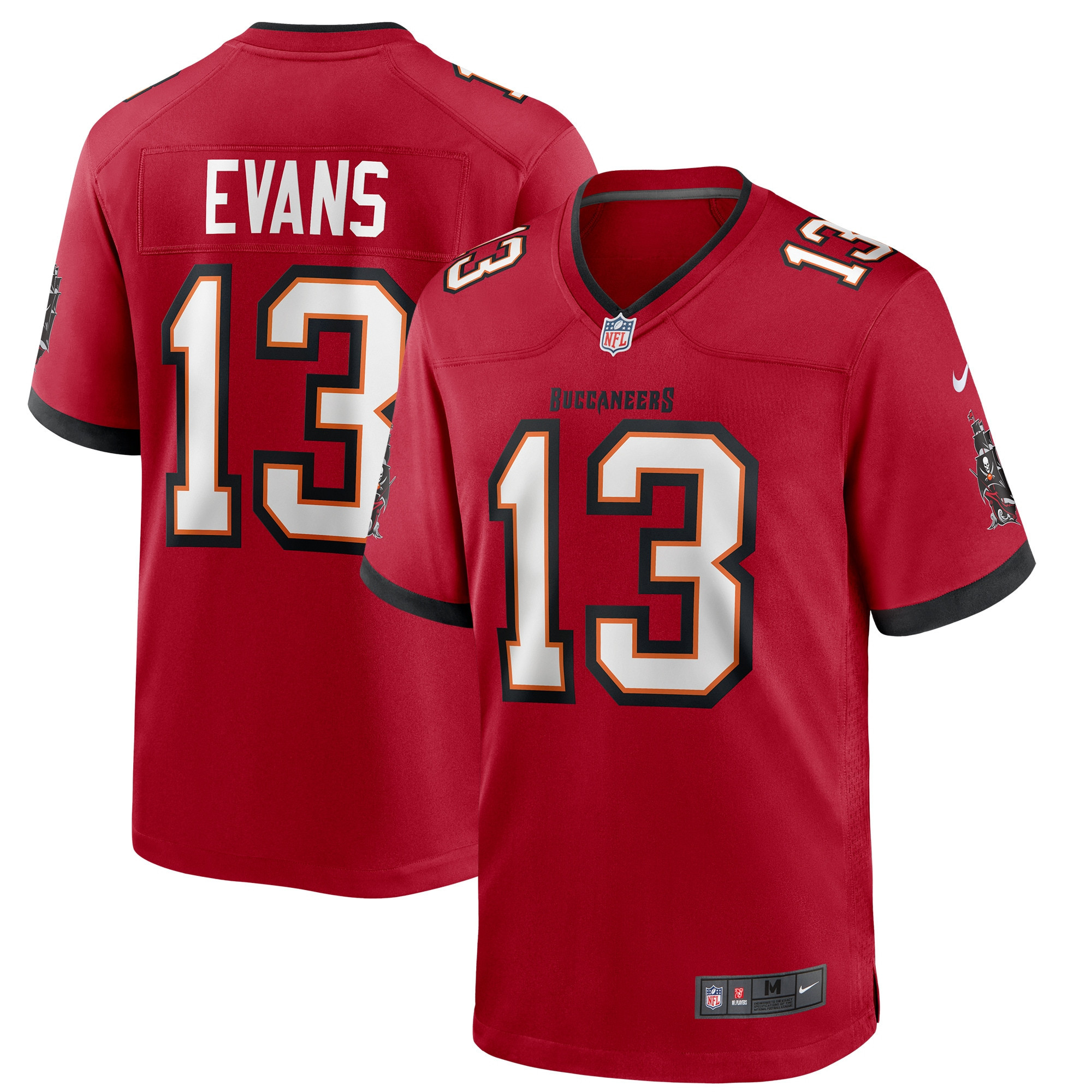 Mike Evans Tampa Bay Buccaneers Player Game Jersey Red Nfl