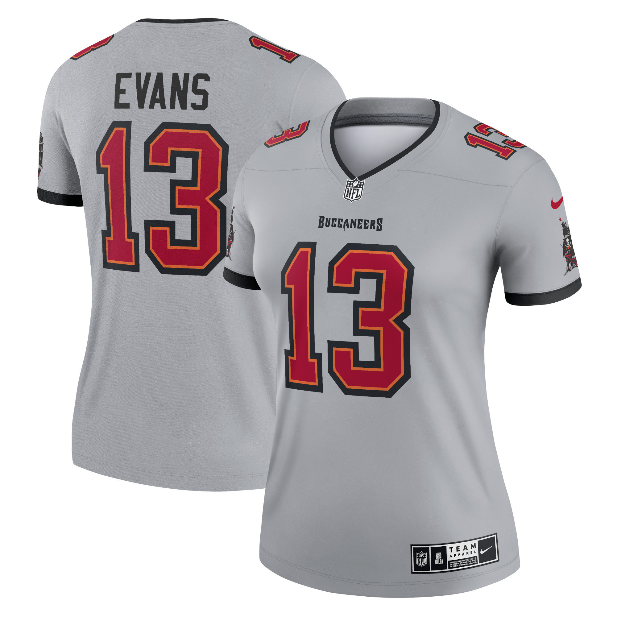 Mike Evans Tampa Bay Buccaneers Womens Inverted Legend Jersey - Gray Nfl