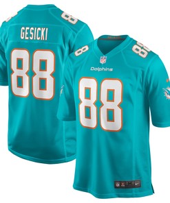 Mike Gesicki Miami Dolphins Game Jersey Aqua Nfl