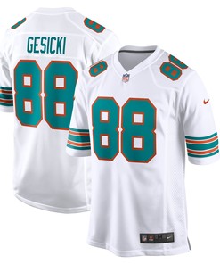 Mike Gesicki Miami Dolphins Game Jersey - White Nfl