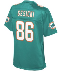 Mike Gesicki Miami Dolphins Nfl Pro Line Womens Player Jersey - Aqua