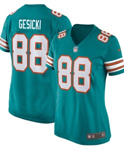 Mike Gesicki Miami Dolphins Womens Alternate Game Jersey Aqua Nfl