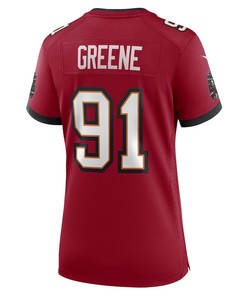 Mike Greene Tampa Bay Buccaneers Women's Game Player Jersey - Red