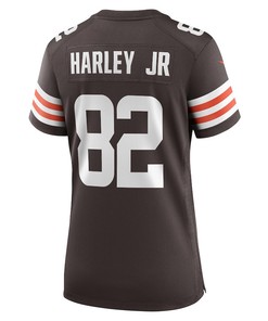 Mike Harley Jr. Cleveland Browns Women's Game Player Jersey - Brown