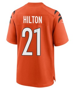 Mike Hilton 21 Cincinnati Bengals Super Bowl LVII Champions Men Alternate Game Jersey - Orange