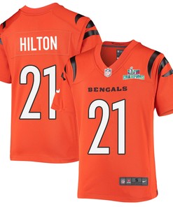 Mike Hilton 21 Cincinnati Bengals Super Bowl LVII Champions Youth Alternate Game Jersey - Black