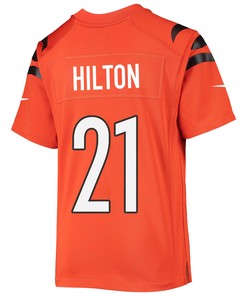 Mike Hilton 21 Cincinnati Bengals Super Bowl LVII Champions Youth Alternate Game Jersey - Black