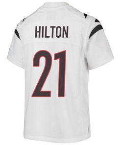 Mike Hilton 21 Cincinnati Bengals Super Bowl LVII Champions Youth Game Jersey - White