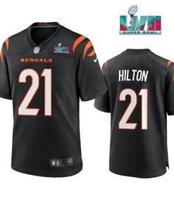 Mike Hilton 21 Cincinnati Bengals Super Bowl LVII Men Game Jersey