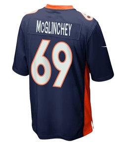 Mike McGlinchey 69 Denver Broncos Men Alternate Game Jersey - Navy