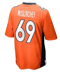 Mike McGlinchey 69 Denver Broncos Men Game Jersey - Orange