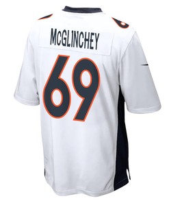Mike McGlinchey 69 Denver Broncos Men Game Jersey - White