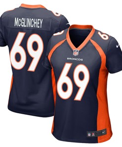 Mike McGlinchey 69 Denver Broncos Women Alternate Game Jersey - Navy