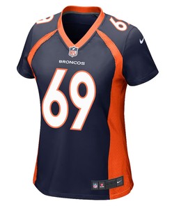Mike McGlinchey 69 Denver Broncos Women Alternate Game Jersey - Navy