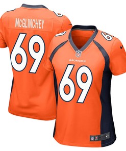 Mike McGlinchey 69 Denver Broncos Women Game Jersey - Orange