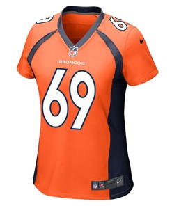 Mike McGlinchey 69 Denver Broncos Women Game Jersey - Orange