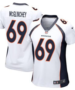 Mike McGlinchey 69 Denver Broncos Women Game Jersey - White