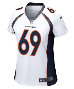 Mike McGlinchey 69 Denver Broncos Women Game Jersey - White