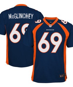 Mike McGlinchey 69 Denver Broncos Youth Alternate Game Jersey - Navy