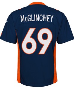 Mike McGlinchey 69 Denver Broncos Youth Alternate Game Jersey - Navy