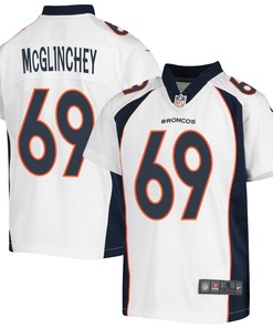Mike McGlinchey 69 Denver Broncos Youth Game Jersey - White