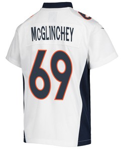 Mike McGlinchey 69 Denver Broncos Youth Game Jersey - White