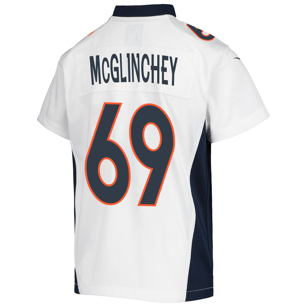 Mike McGlinchey 69 Denver Broncos Youth Game Jersey - White