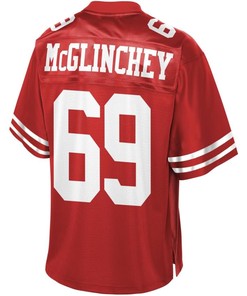 Mike Mcglinchey San Francisco 49ers Nfl Pro Line Team Player Jersey - Scarlet