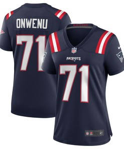 Mike Onwenu New England Patriots Womens Team Game Jersey - Navy Nfl