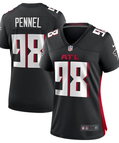 Mike Pennel Atlanta Falcons Womens Game Jersey - Black Nfl