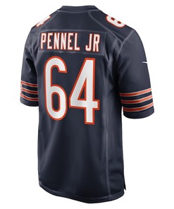 Mike Pennel Jr. Chicago Bears Game Player Jersey - Navy