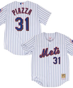 Mike Piazza 2000 New York Mets Mitchell & Ness Authentic Jersey - White Mlb