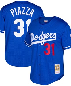 Mike Piazza Los Angeles Dodgers Mitchell & Ness Cooperstown Collection Mesh Batting Practice Jersey - Royal Mlb