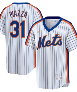 Mike Piazza New York Mets Home Cooperstown Collection Player Jersey - White Mlb