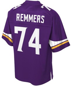 Mike Remmers Minnesota Vikings Nfl Pro Line Team Color Player Jersey - Purple