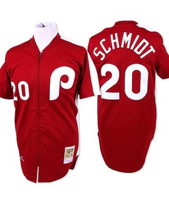 Mike Schmidt 1979 Philadelphia Phillies Mitchell & Ness Authentic Throwback Jersey - Maroon Mlb