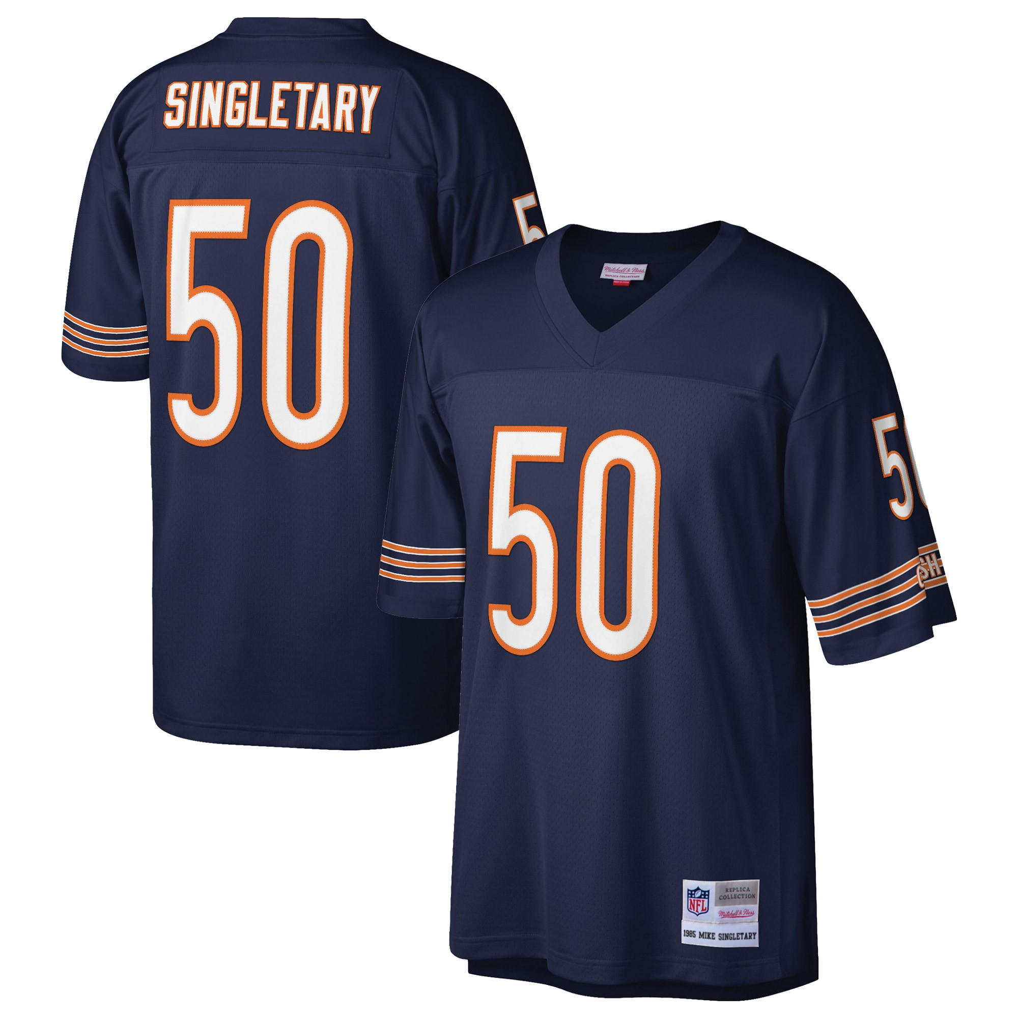 Mike Singletary Chicago Bears Mitchell & Ness Retired Player Legacy Replica Jersey - Navy Nfl
