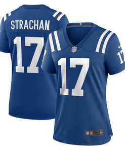 Mike Strachan Indianapolis Colts Womens Game Jersey - Royal Nfl