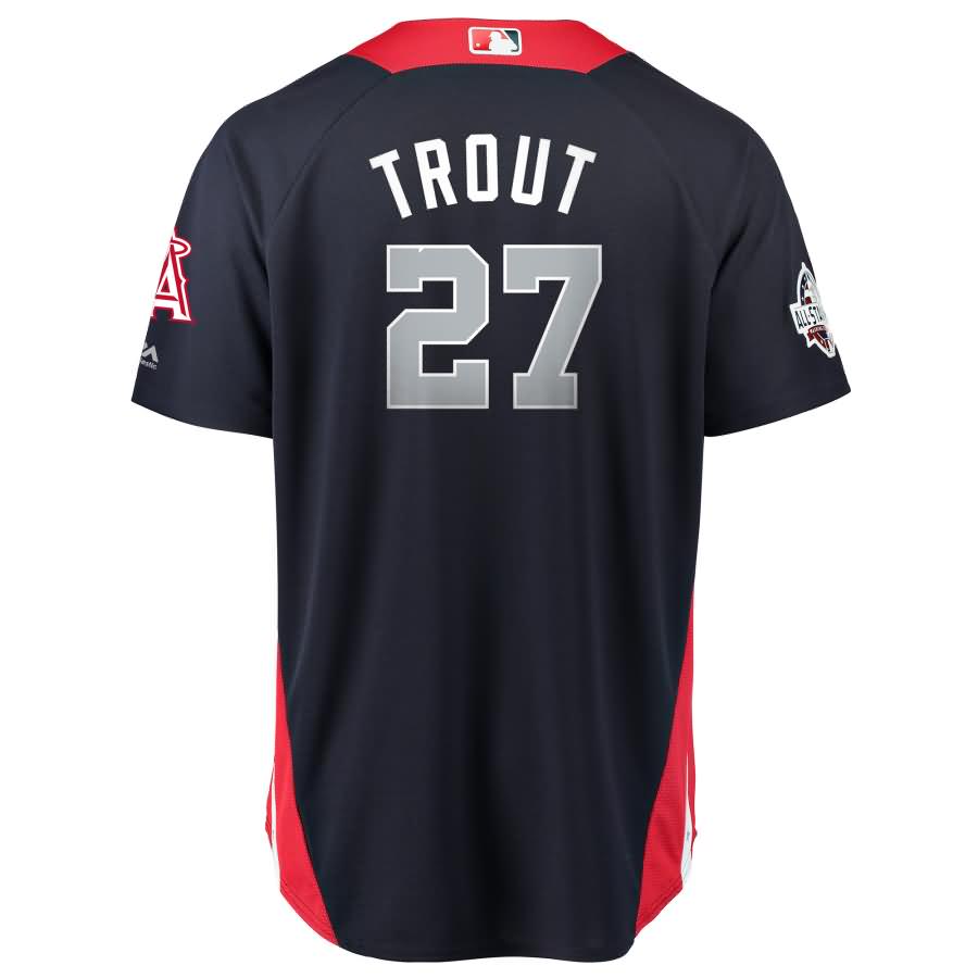 Mike Trout American League Majestic 2018 Mlb All-star Game Home Run Derby Player Jersey - Navy