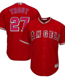 Mike Trout Los Angeles Angels Cool Base Player Jersey - Scarlet