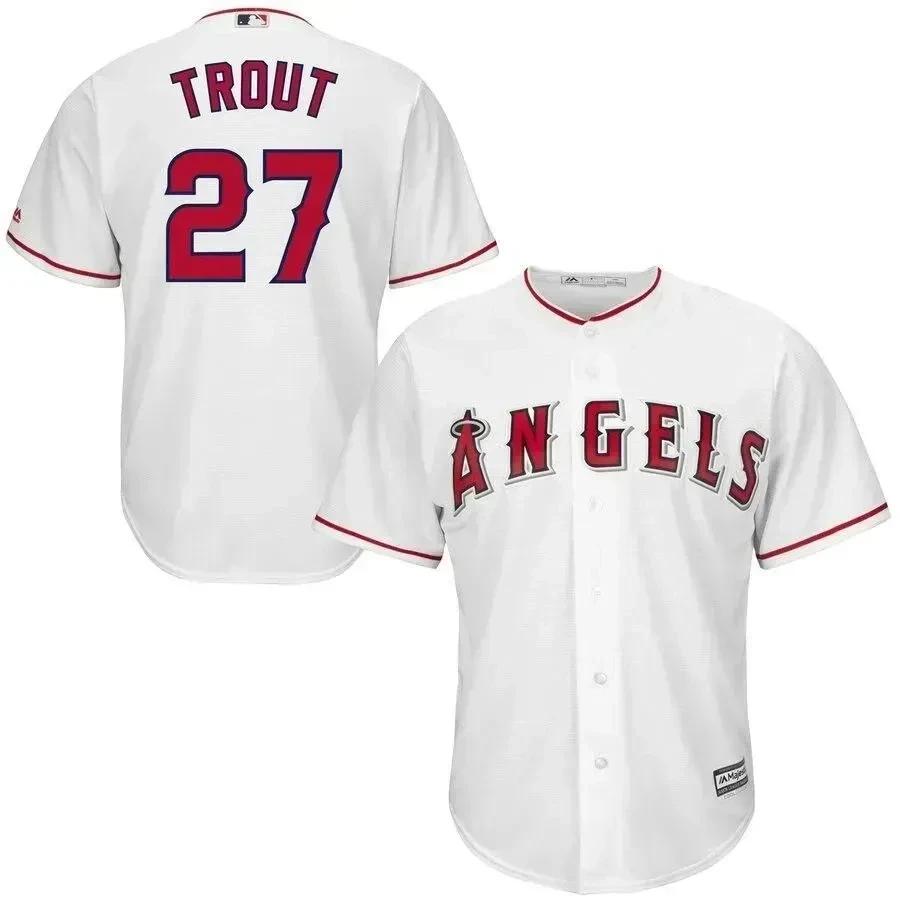 Mike Trout Los Angeles Angels Cool Base Player Jersey - White