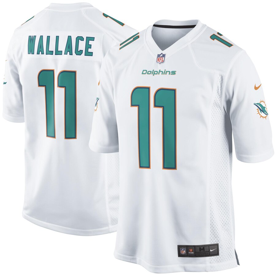 Mike Wallace Miami Dolphins Nike Game Jersey - White