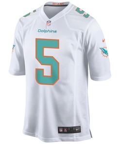 Mike White 5 Miami Dolphins Men Game Jersey - White