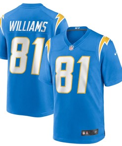 Mike Williams 81 Los Angeles Chargers Game Jersey - Powder Blue