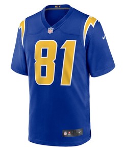 Mike Williams 81 Los Angeles Chargers Game Jersey - Royal