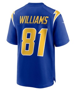 Mike Williams 81 Los Angeles Chargers Game Jersey - Royal