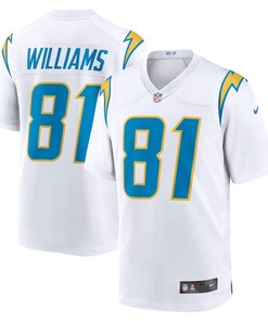 Mike Williams 81 Los Angeles Chargers Game Jersey - White
